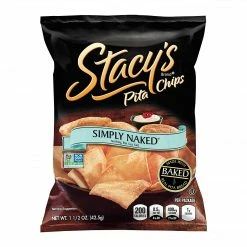 Stacy's Simply Naked Chips, Sea Salt, 1.5 Oz., 24/Carton (QUA49650)