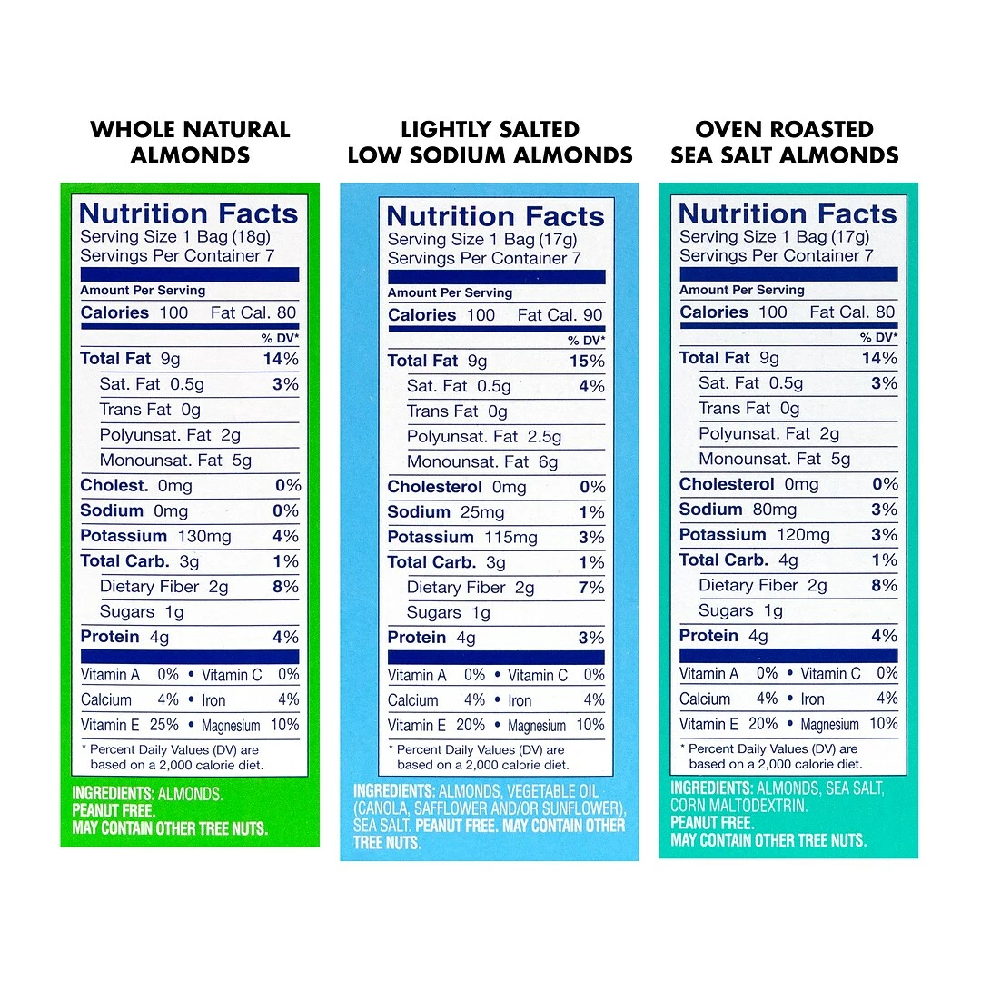 Blue Diamond Almonds Variety On-The-Go Pouches, 0.625 Oz., 42/Pack (220-00796) - Image 4