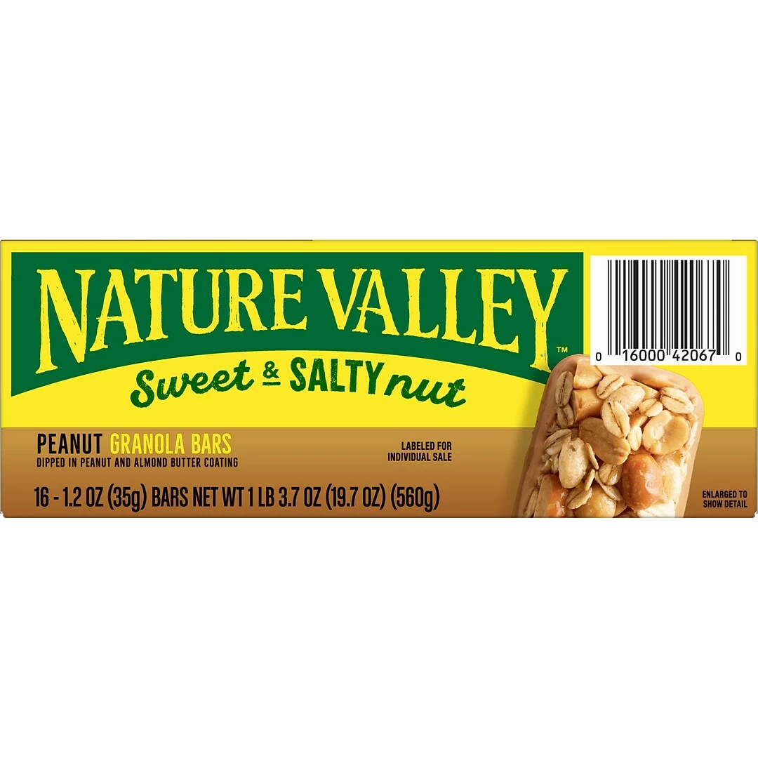 Nature Valley Sweet & Salty Bars, Peanut, 1.2 Oz., 16/Box (42067) - Image 4