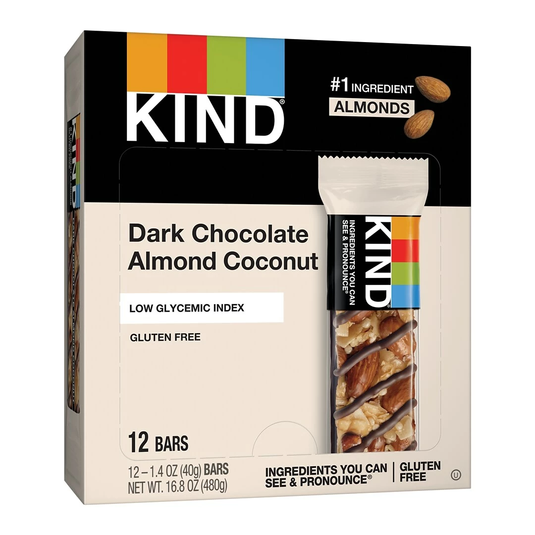 KIND Bar, Dark Chocolate Almond & Coconut, 1.4 Oz., 12/Box (PHW19987) - Image 3
