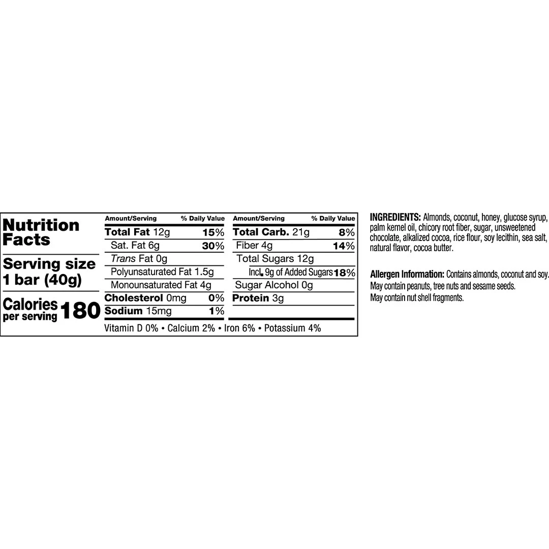 KIND Bar, Dark Chocolate Almond & Coconut, 1.4 Oz., 12/Box (PHW19987) - Image 4