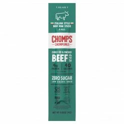 Chomps Beef Italian Style, Snack Sticks, 24/Box (ZHO00481)