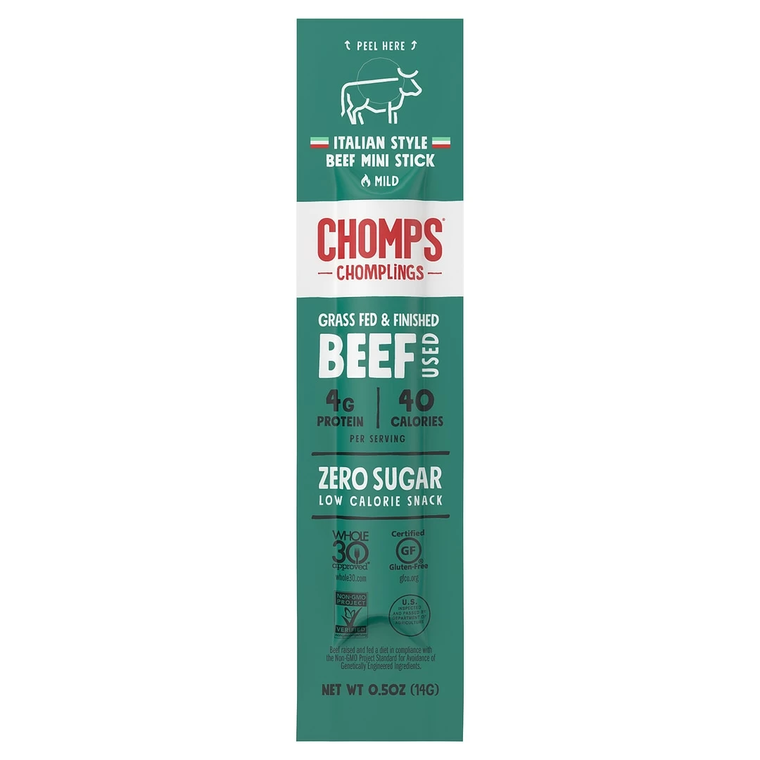 Chomps Beef Italian Style, Snack Sticks, 24/Box (ZHO00481)