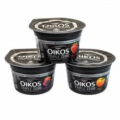 Dannon Oikos Triple Zero Blended Greek Nonfat Yogurt Variety Pack, 5.3 Oz., 18/Pack (902-00027) 10 Dannon Oikos Triple Zero Blended Greek Nonfat Yogurt Variety Pack, 5.3 Oz., 18/Pack (902-00027) -Mrs. Fields shop unnamed file 1103
