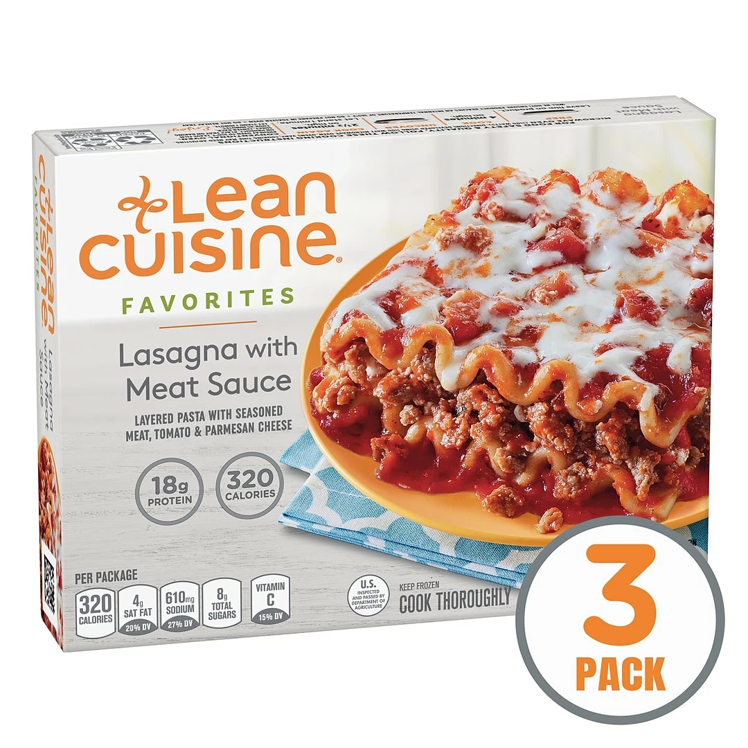 Lean Cuisine Favorites Lasagna With Meat Sauce, 3/Pack (166682) - Image 2