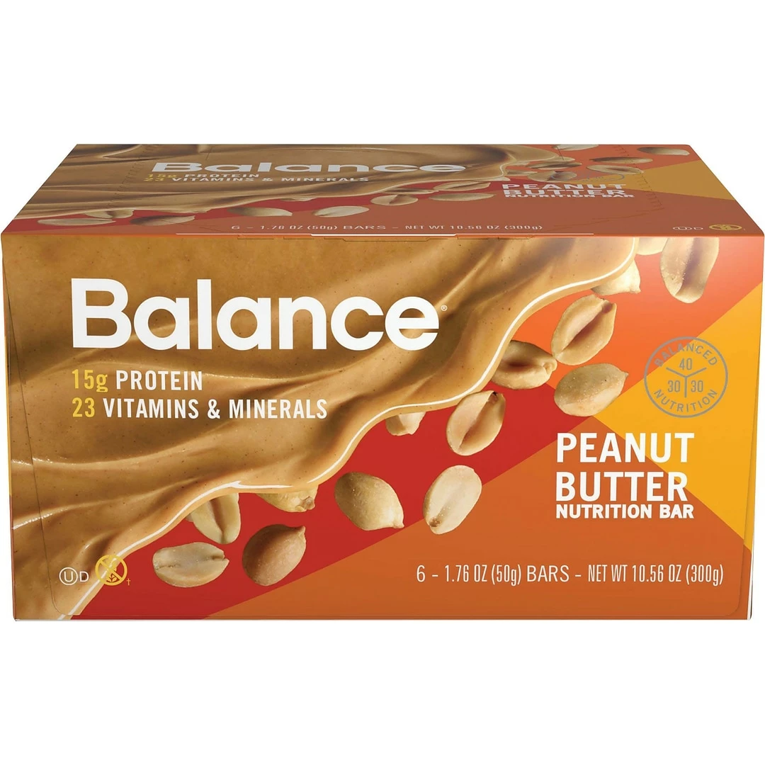 Balance Protein Bar, Peanut Butter, 1.76 Oz., 6/Box (NRN57985)