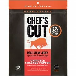 Chef's Cut Real Steak Jerky, Chipotle Cracked Pepper, 2.5 Oz. (CCR00501)