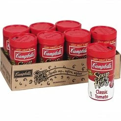 Campbell's On The Go Creamy Tomato Soup, 11.1 Oz., 8/Pack (14981)