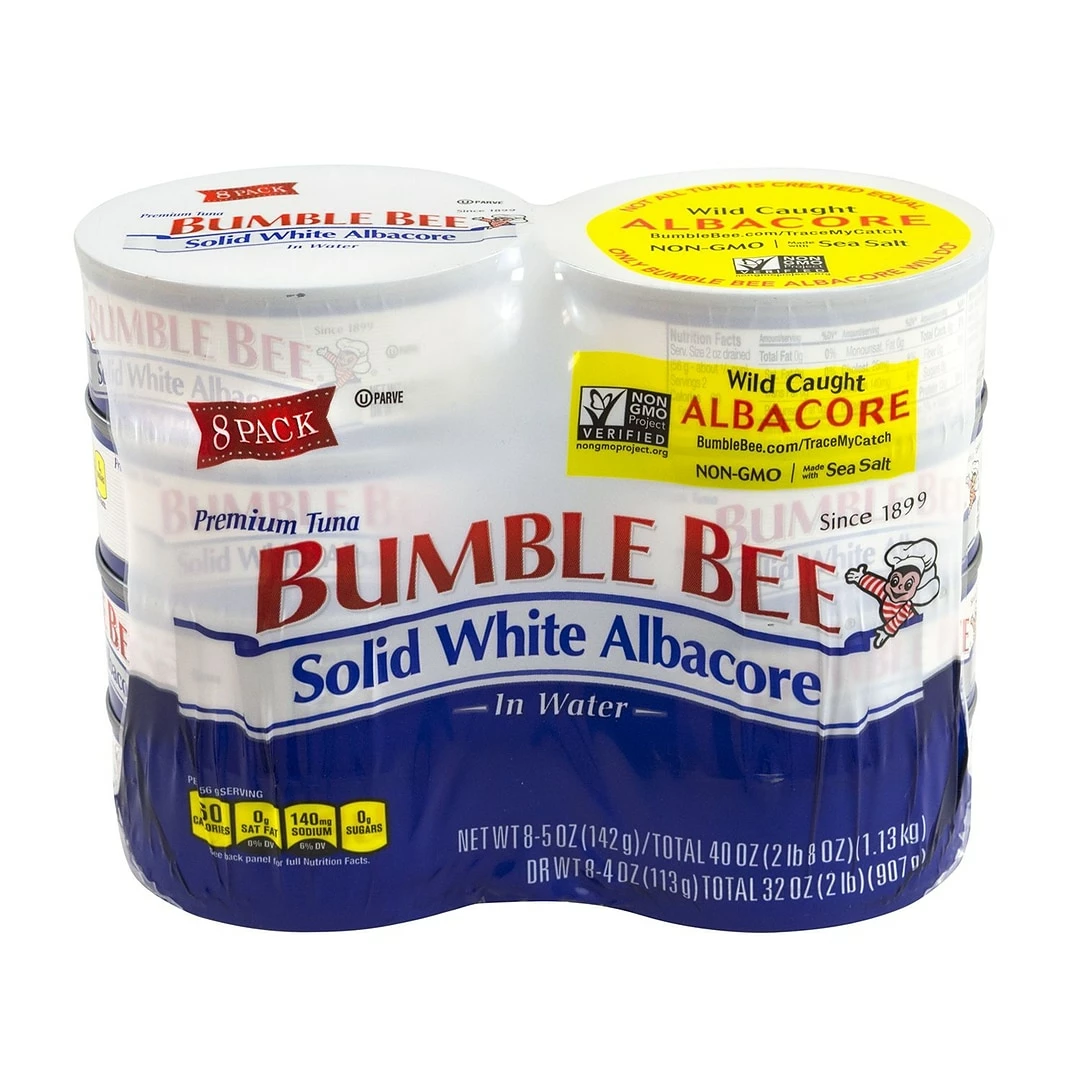 Bumble Bee Solid White Albacore Tuna, 5 Oz., 8 Pack (107490)