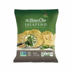 Better Chips The Better Chip Chips, Jalapeno, 1.5 Oz., 27/Carton (56097)