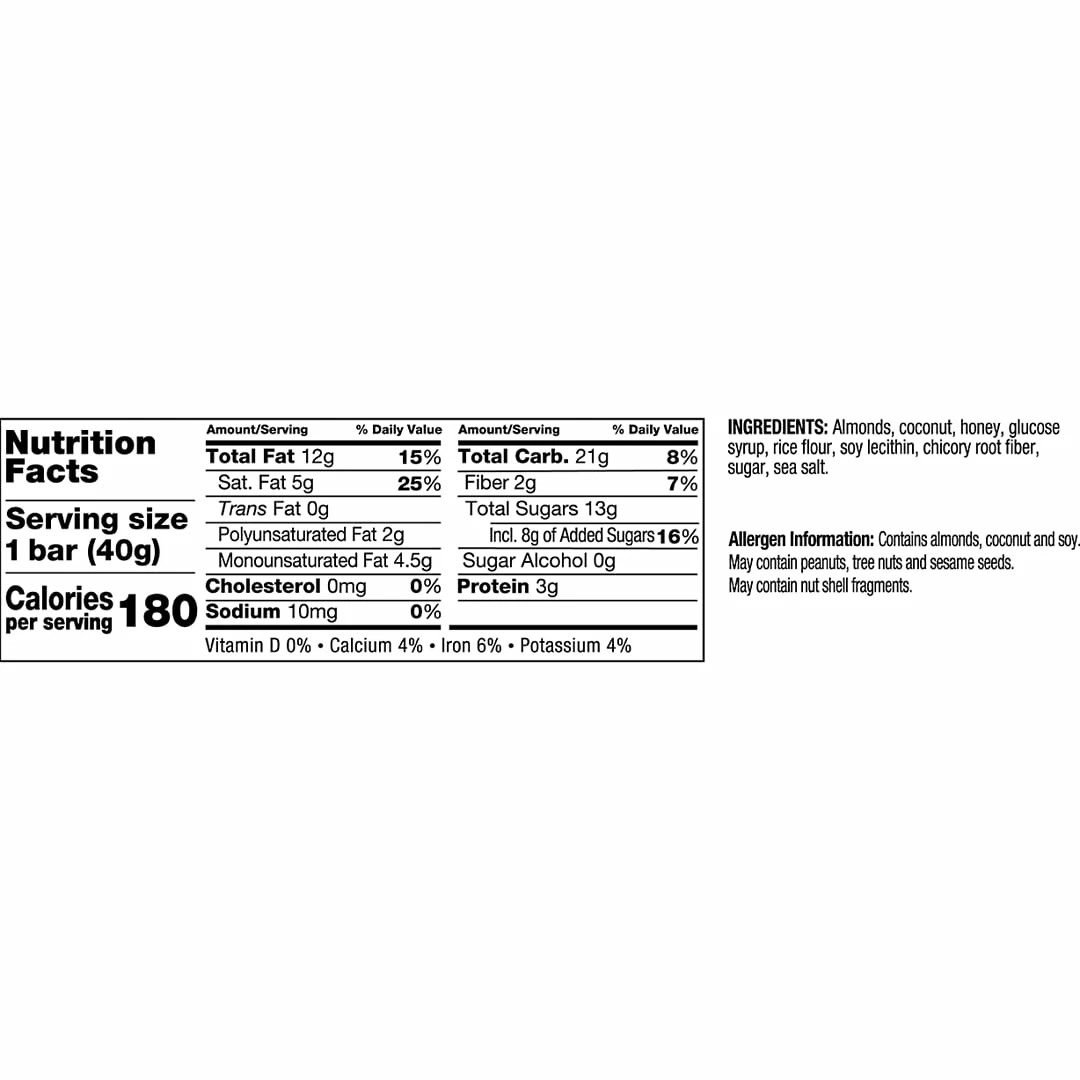 KIND Bar, Almond & Coconut, 1.4 Oz., 12/Box (PHW17828) - Image 4