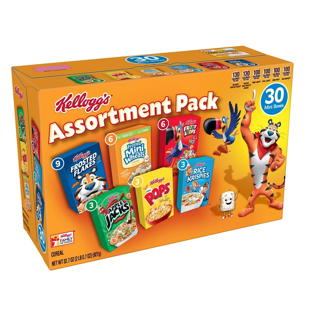 Kellogg's® Classic Assortment Cereal, 60/CT