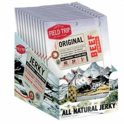 Field Trip Cracked Pepper Turkey Jerky, 1 Oz., 12/Carton (FLD00508)
