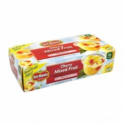 Del Monte Cherry Mixed Fruit Cups, 4 Oz, 16 Count (220-00745)