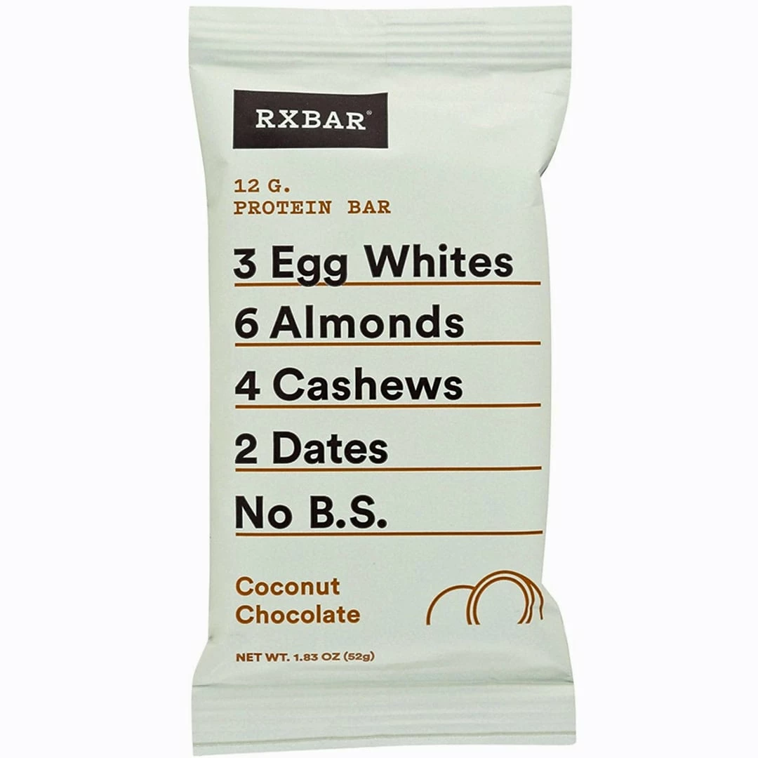 RX Bar RXBAR Coconut Chocolate Bar, 1.83 Oz, Box Of 12 (CGO00428)