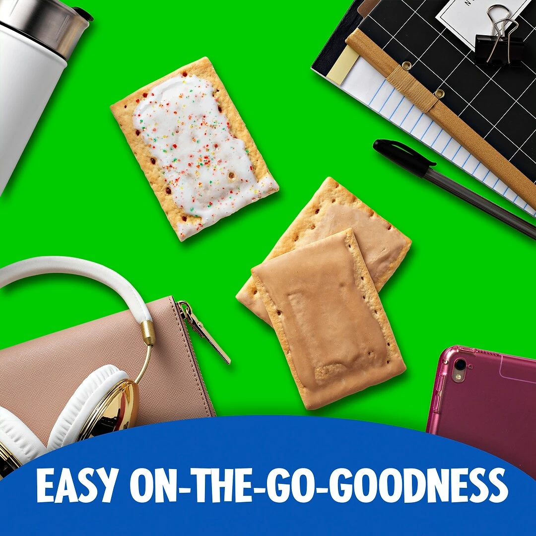 Kellogg's Pop Tarts Bars, Strawberry & Brown Sugar Cinnamon, 48/Carton (220-00456) - Image 6