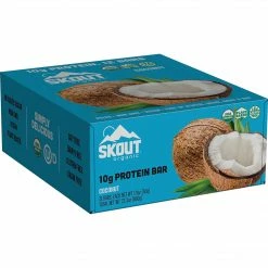 Skout Organic Protein Bars, Coconut Almond, 1.94 Oz., 12/Carton (12-002-01-01)
