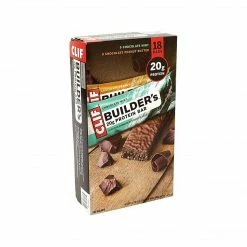 Clif Bar Builder's Protein Bar, Variety Pack, 2.4 Oz., 18/Pack (220-00543)