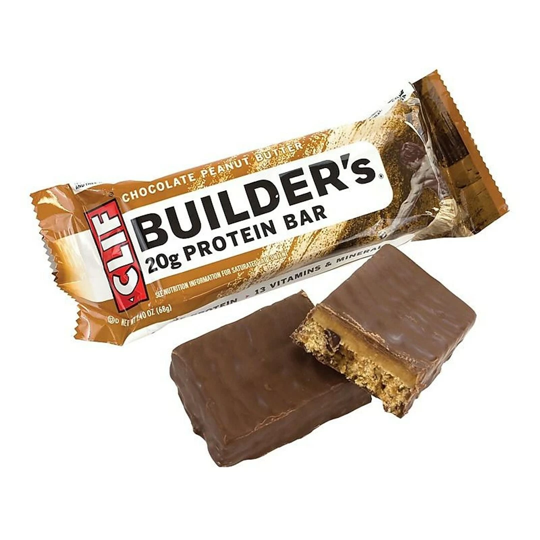 Clif Bar Builder's Protein Bar, Variety Pack, 2.4 Oz., 18/Pack (220-00543) - Image 2