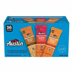 Austin Variety Pack Crackers, Assorted Flavors, 1.8 Oz., 36/Box (7978310104)