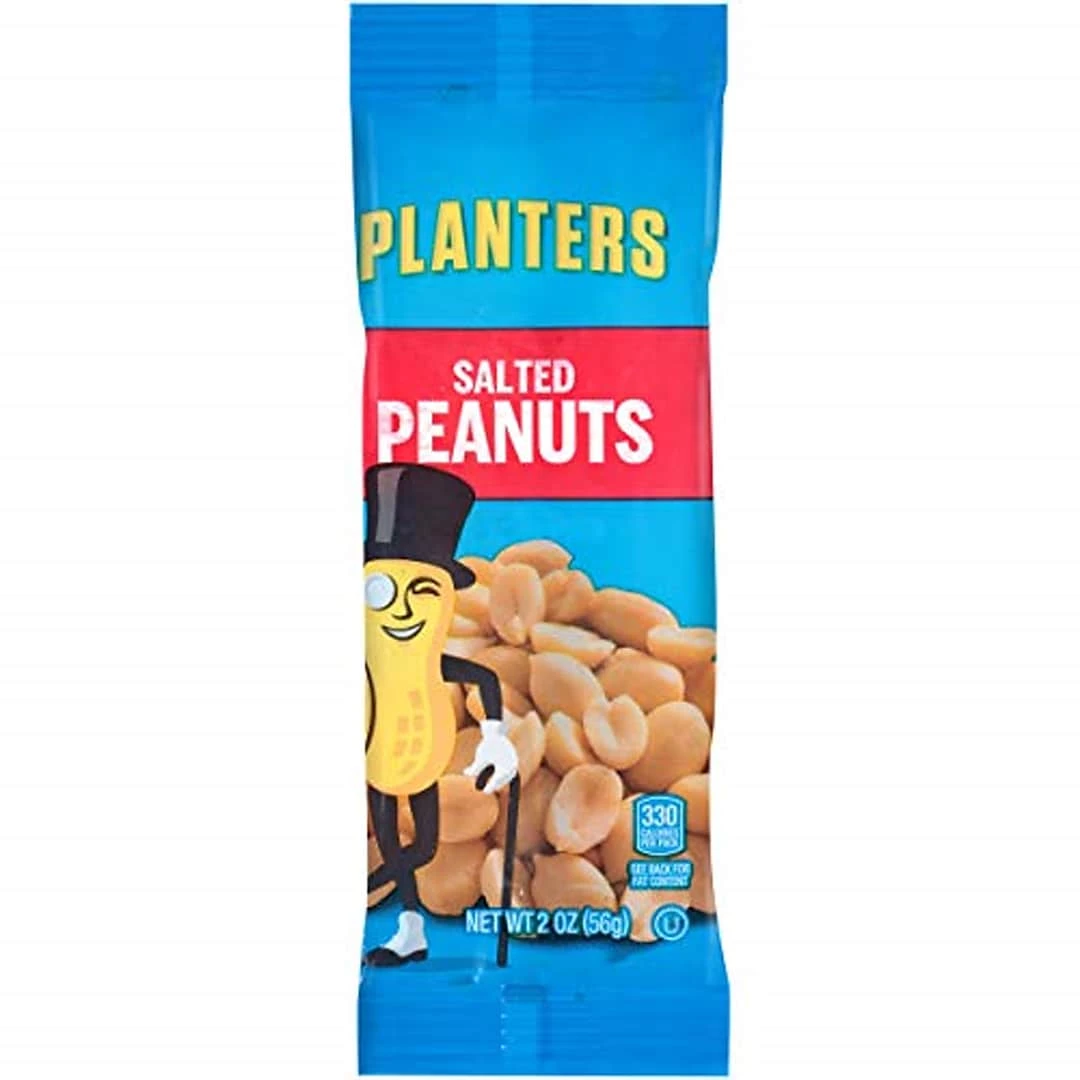 Planters Salted Peanuts, 2 Oz., 144/Case (GEN00360)