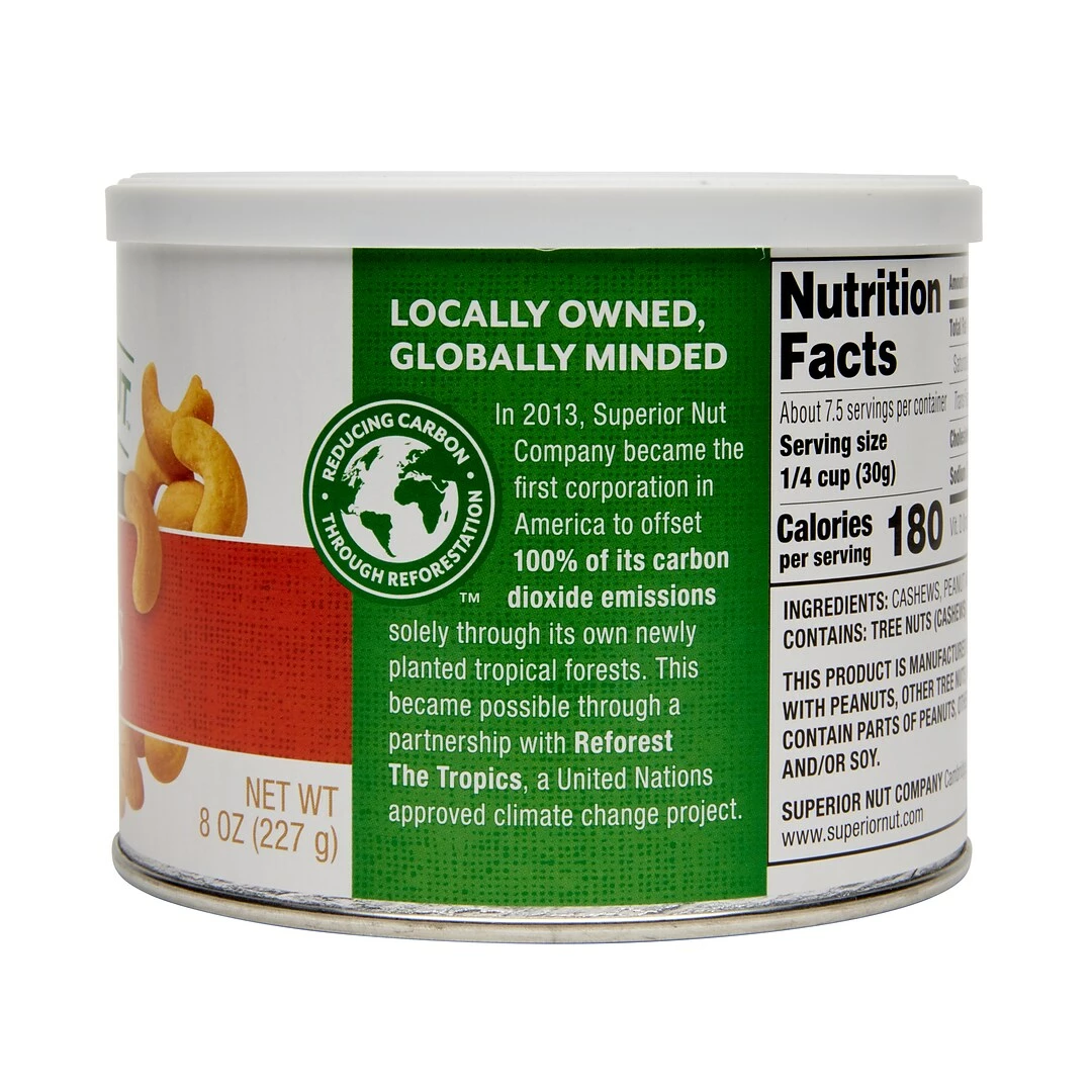 SUPERIOR NUT COMPANY Superior Nut Whole Cashews, 8 Oz, 12 Count - Image 3