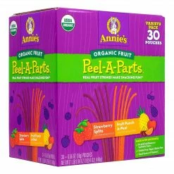 Annie's Organic Fruit Peel-A-Parts Fruit Strings Variety Pack 30CT