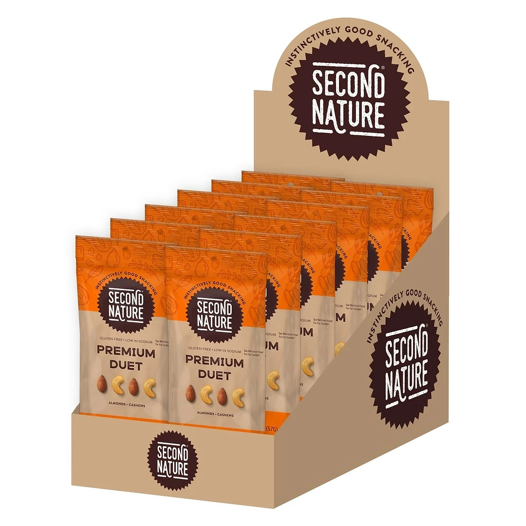 Second Nature Trail Mix Premium Duet, 2 Oz., 12/Ct