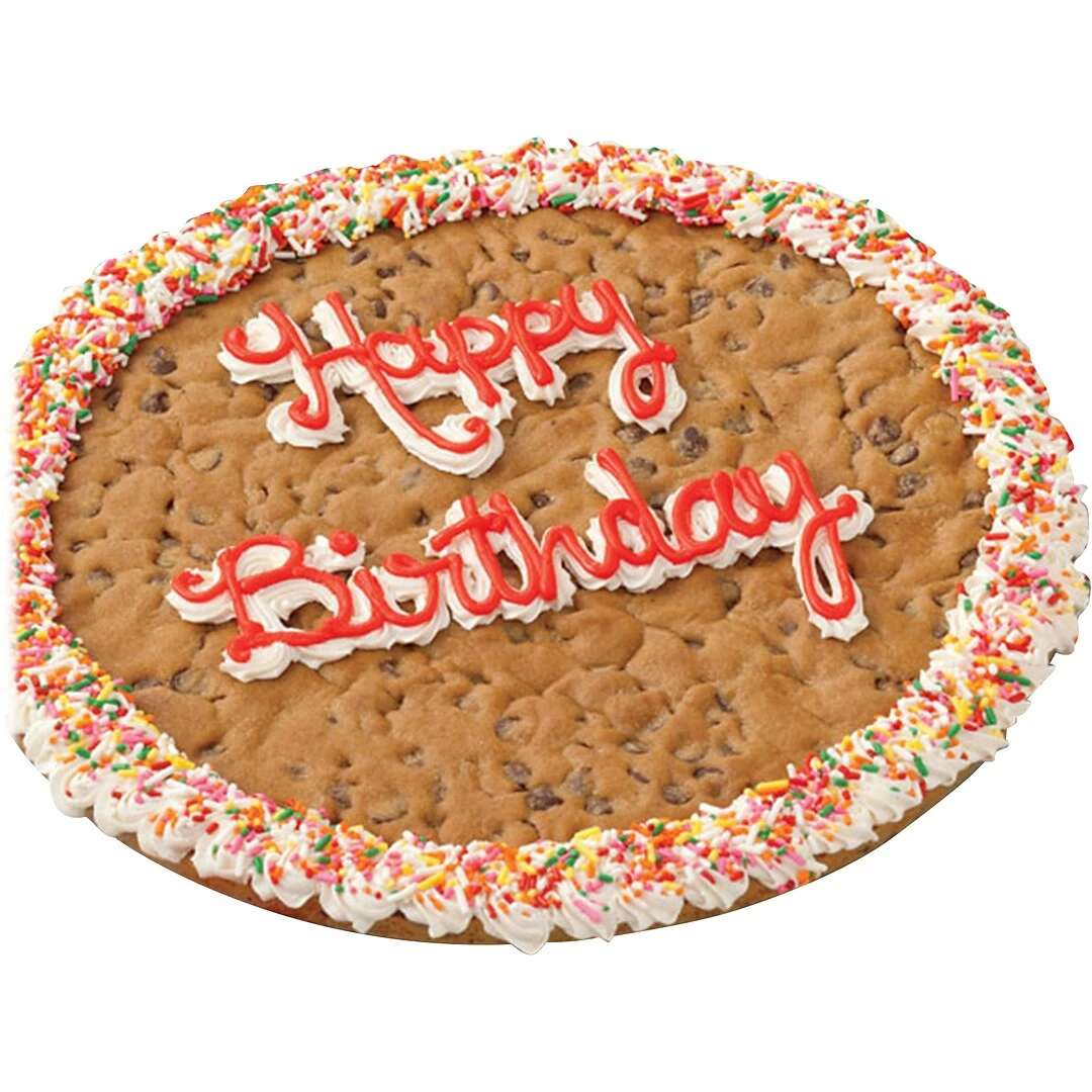 Mrs. Fields Cookie Birthday Cake, Chocolate Chip (ST4680)