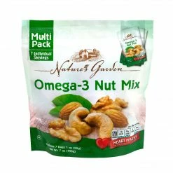 Nature's Garden Omega-3 Nut Mix, 1.2 Oz., 7 Count/Pack, 6/Pack (07028)