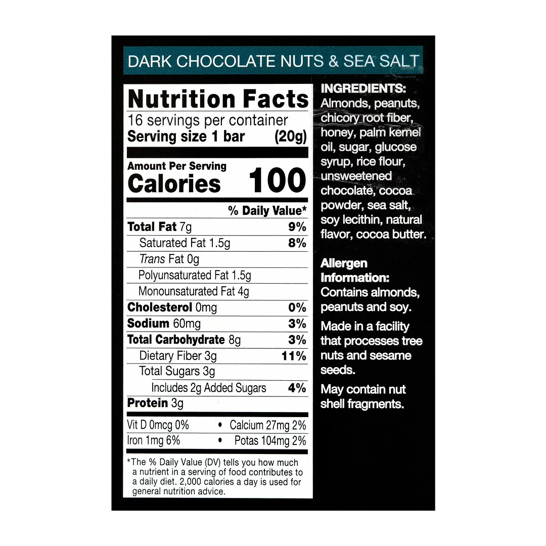 KIND Minis Dark Chocolate Nuts & Sea Salt And Caramel Almond & Sea Salt Variety, 0.7 Oz, 32 Count (220-00799) - Image 6