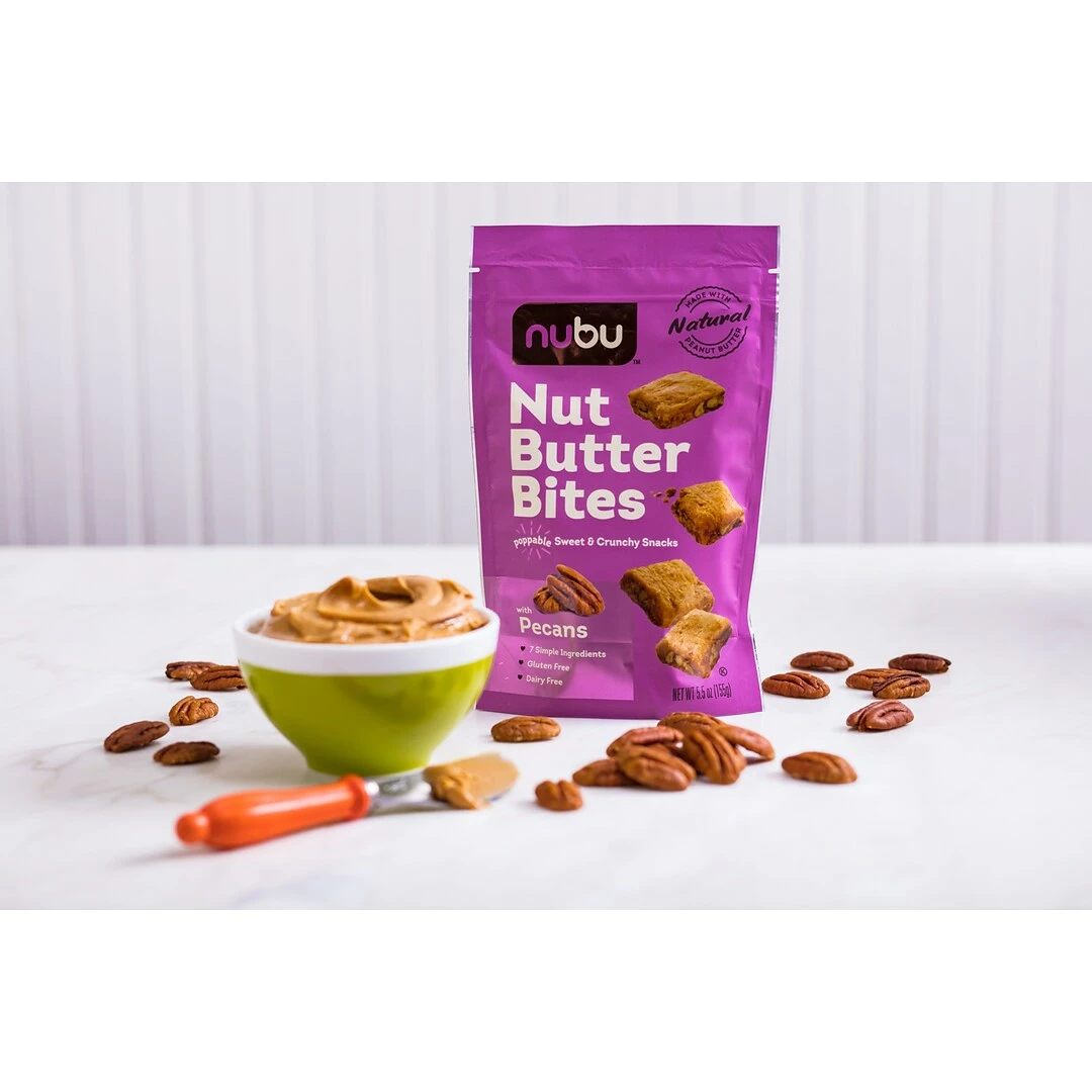 Nubu Nut Butter Bites With Pecans, 5.5 Oz., 6/Case (NU68700) - Image 3