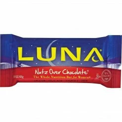 LUNA Nutz Over Chocolate Bars, Chocolate Nuts, 1.69 Oz., 15/Box (CCC30310)