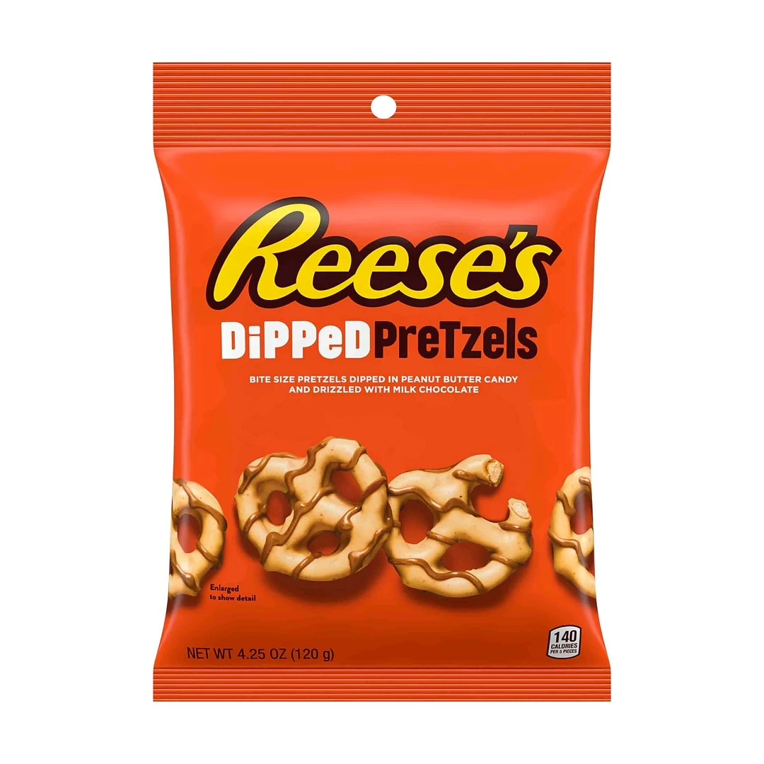 REESE'S Dipped Pretzels, 4.25 Oz., 4 Count (21461)