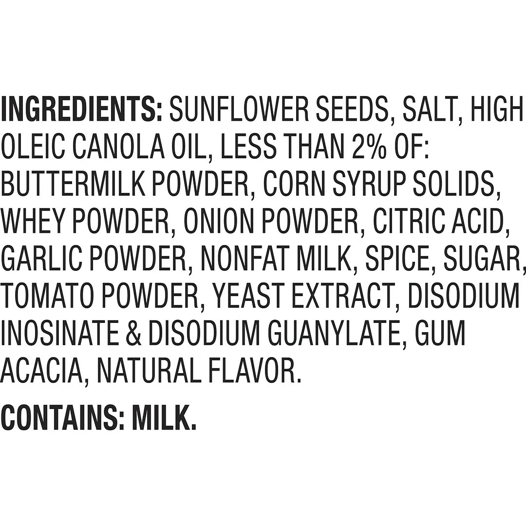 David® Sunflower Seeds Ranch Flavor, 12 Bags/Box - Image 4