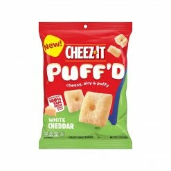 Cheez-It Puff'd Snack Crackers, White Cheddar, 3 Oz., 6/Carton (2410000024)