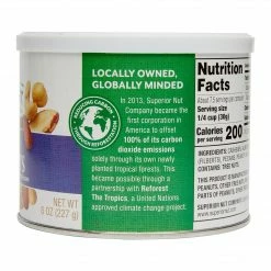 SUPERIOR NUT COMPANY Superior Nut Deluxe Salted Mixed Nuts W/ No Peanuts, 8 Oz, 12 Count 9 SUPERIOR NUT COMPANY Superior Nut Deluxe Salted Mixed Nuts W/ No Peanuts, 8 Oz, 12 Count -Mrs. Fields shop unnamed file 1647