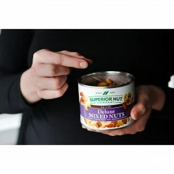 SUPERIOR NUT COMPANY Superior Nut Deluxe Salted Mixed Nuts W/ No Peanuts, 8 Oz, 12 Count 11 SUPERIOR NUT COMPANY Superior Nut Deluxe Salted Mixed Nuts W/ No Peanuts, 8 Oz, 12 Count -Mrs. Fields shop unnamed file 1649