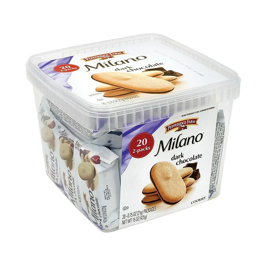 Pepperidge Farm Milano Dark Chocolate Cookies, 1.5 Oz., 60/Pack (CAM11310) - Image 3