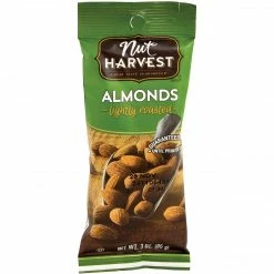 Nut Harvest Lightly Roasted Almonds, 3 Oz, 8 Pack