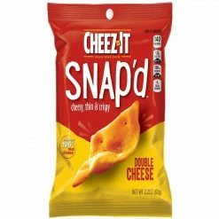 Cheez-it Snap'd Crackers, Double Cheese, 2.2 Oz., 6/Carton (KEE11422)
