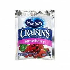 OCEAN SPRAY Craisins Strawberry Flavored Dried Cranberries, 1.16 Oz, 200/Pack (307-00076)