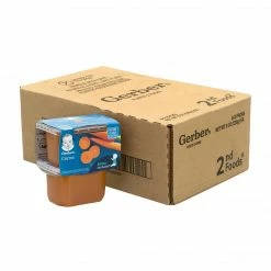Gerber 2nd Foods Carrots Baby Food, 4 Oz, 2-Packs, 8 Count (307-00057)