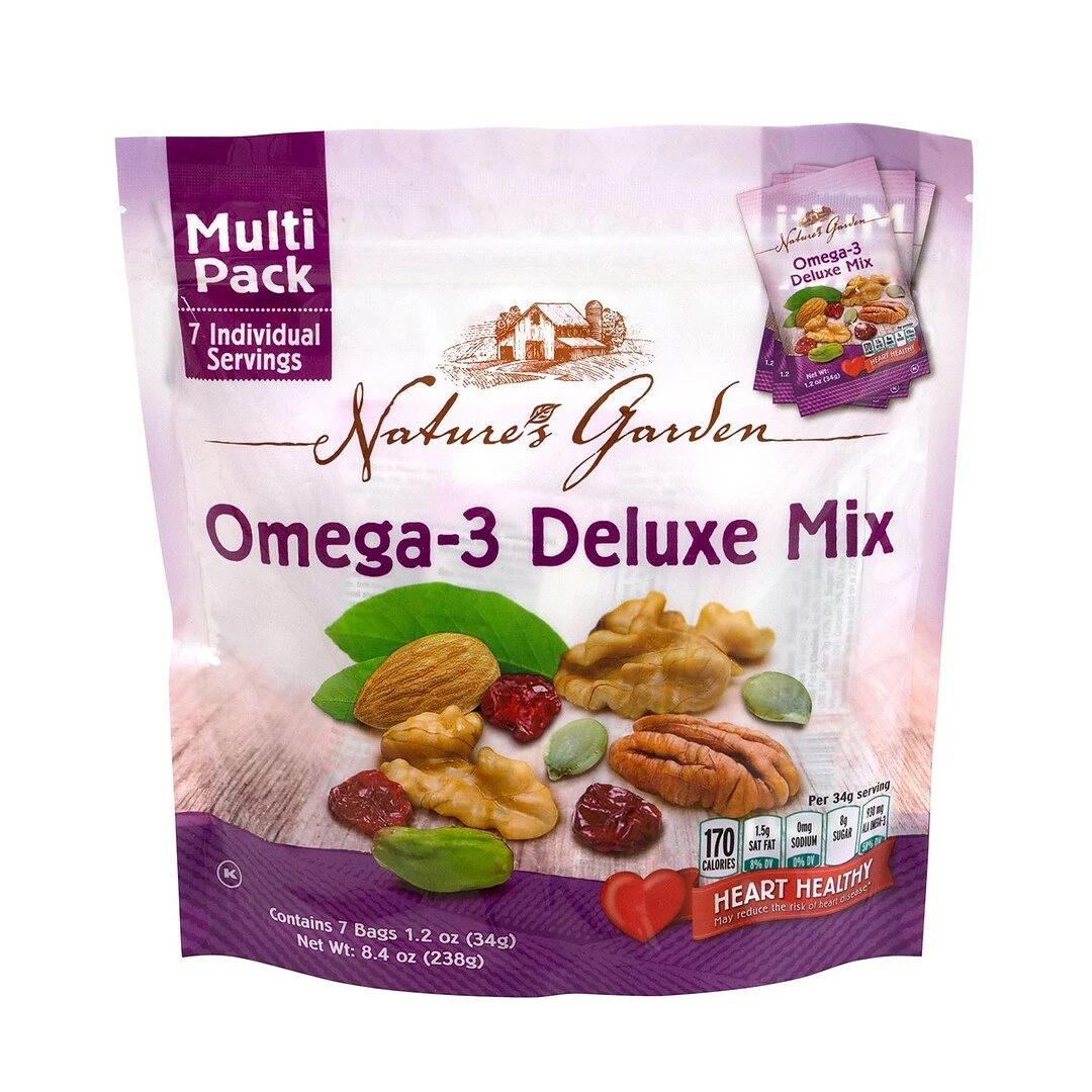 Nature's Garden Omega-3 Deluxe Mix, 1.2 Oz., 7 Count/Pack, 6/Pack (7025) - Image 2