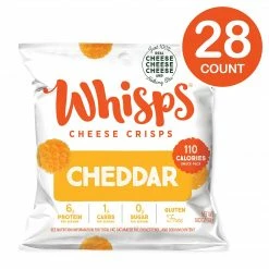 Whisps Parmesan Cheese Crisps, 0.63 Oz, 28/Pack (307-00224)