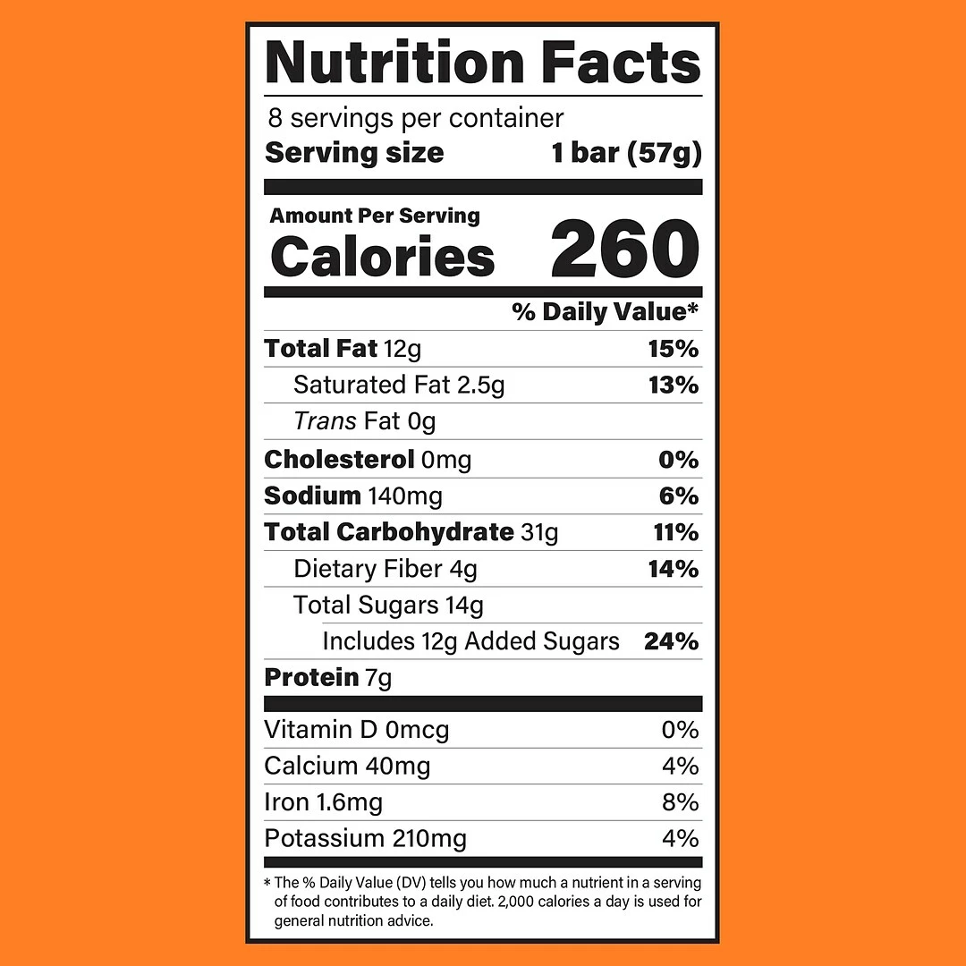 BeBOLD Chocolate Chip Peanut Butter, 2 Oz, 8 Ct (347-00001) - Image 4