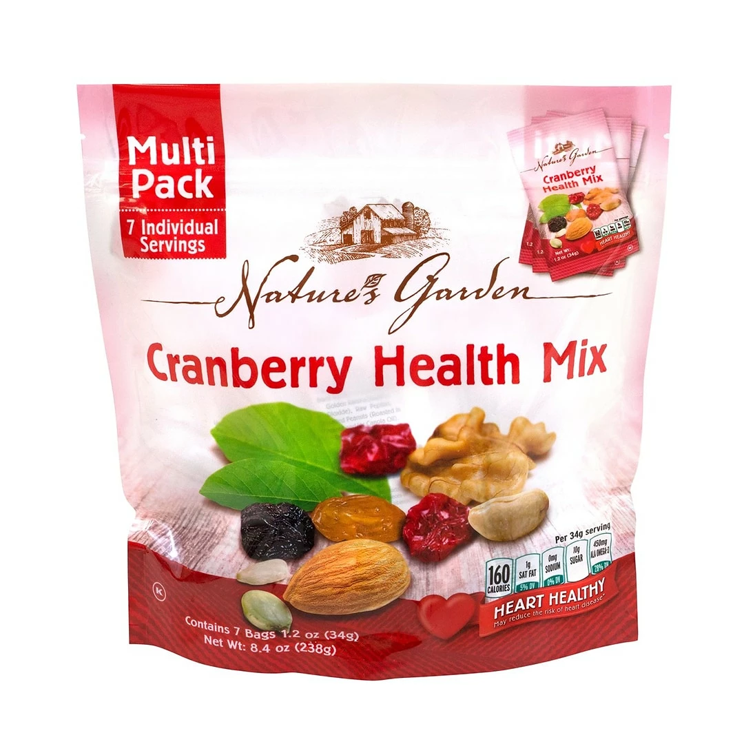 Nature's Garden Cranberry Health Mix, 1.2 Oz., 7 Count, 6 Pack (294-00005)