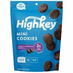 HighKey Double Chocolate Brownie Cookies, 2 Oz., 6 Ct (600-00273 )