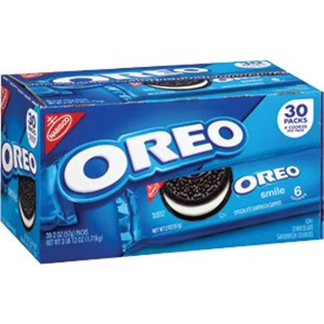OREO Double Stuff Chocolate Sandwich Cookies, 5.6 Oz, 12 Count (304-00096)