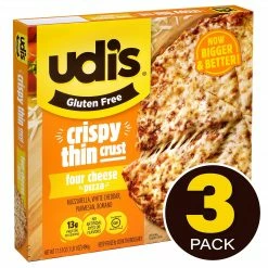 Udi's Gluten Free Four Cheese Pizza, 3/Pack (603-00006)